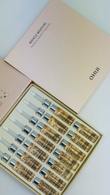 Miracle Moisture Pink Barrier Ampoule 777 Special Set