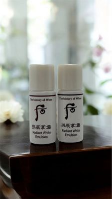 The history of Whoo Radiant White Emulsion 5мл* 30шт