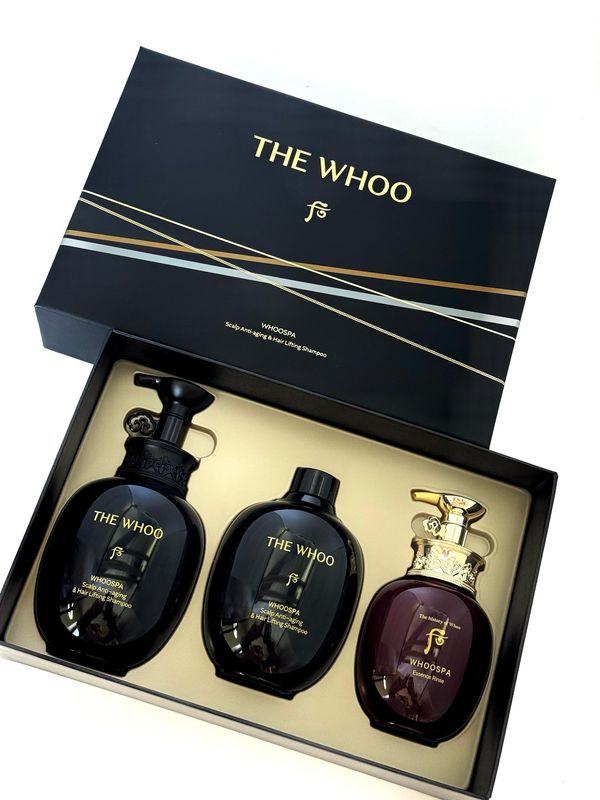 THE WHOO WHOOSPA Scalp Anti-Aging and Hair Lifting Shampoo Special Set (1580 гр)