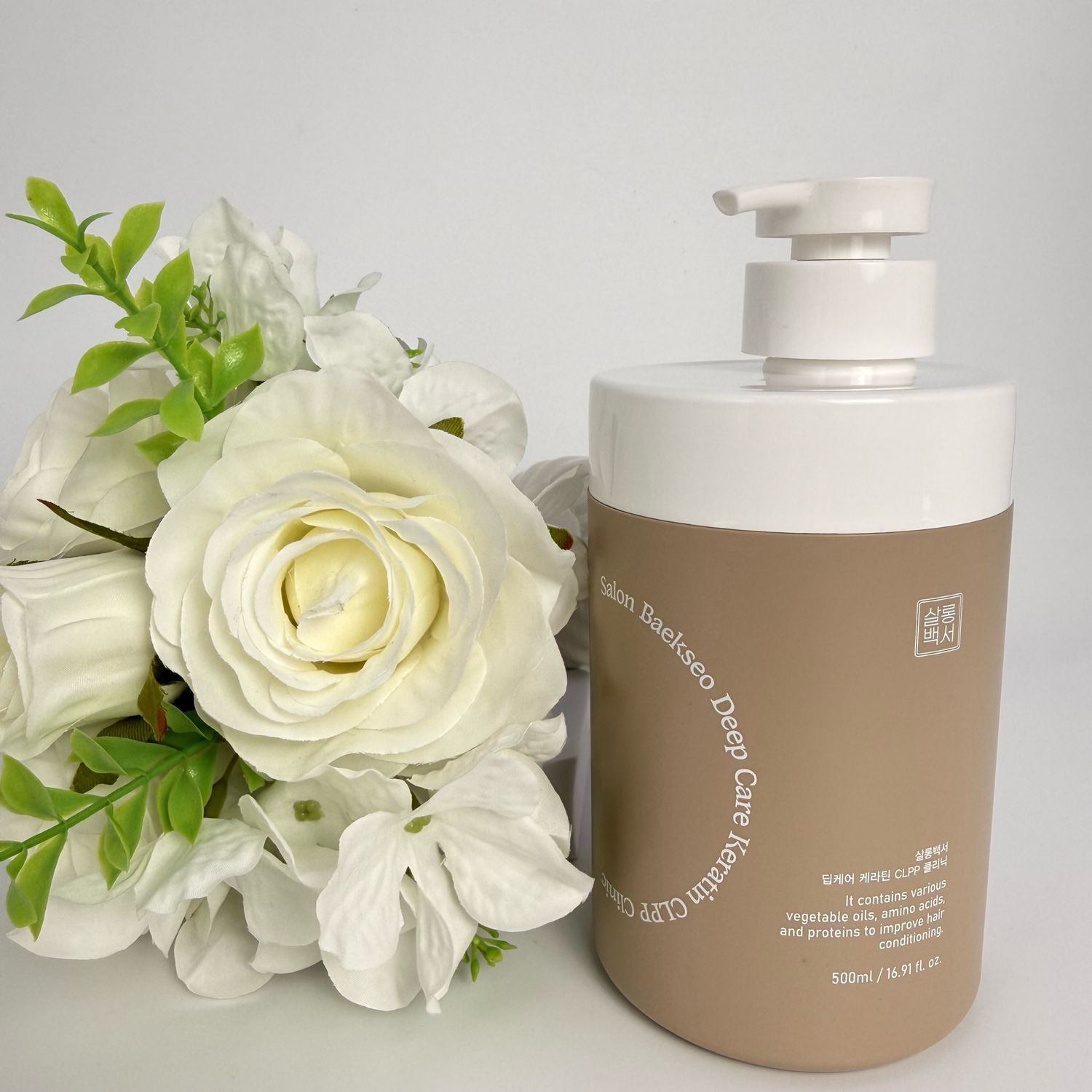 SALON BAEKSEO DEEP CARE KERATIN CLPP CLINIC 500 ml  (590 гр)