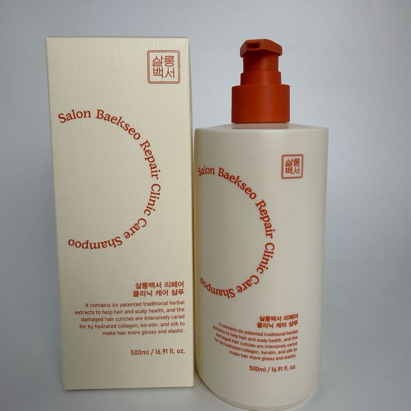 Salon Baekseo Repair Clinic Care Shampoo 500ml (590 гр)