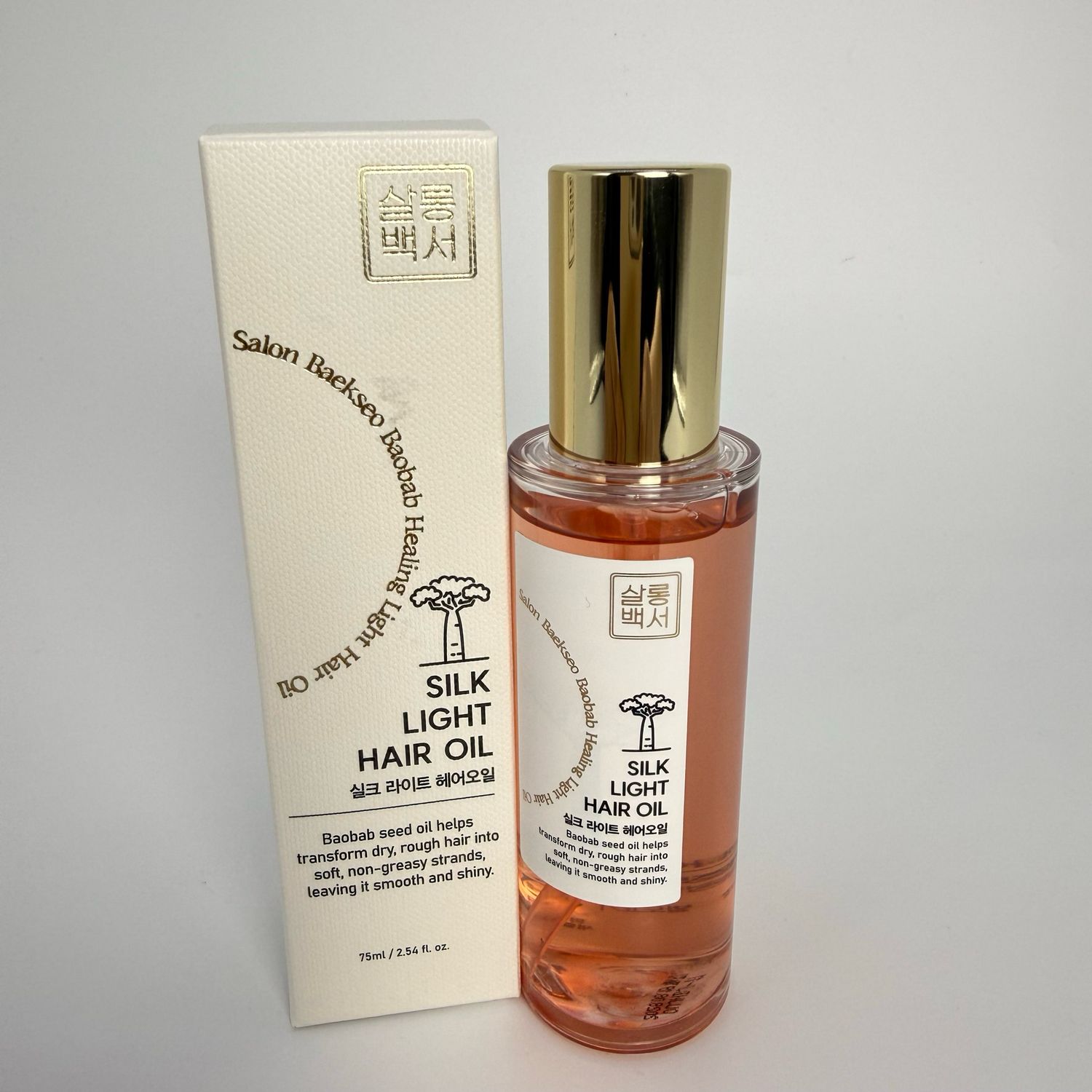 SALON BAEKSEO Silk Light Hair OIL (130 гр)