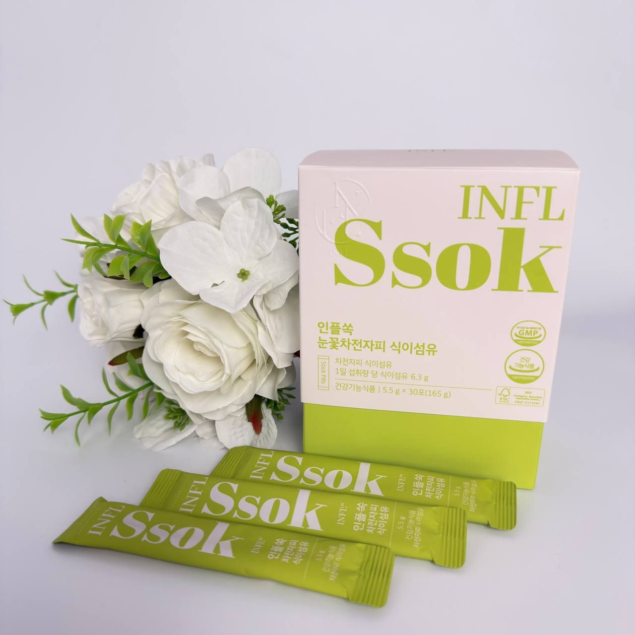 INFL Ssok Snowflake psyllium husk dietary fiber (220 гр)