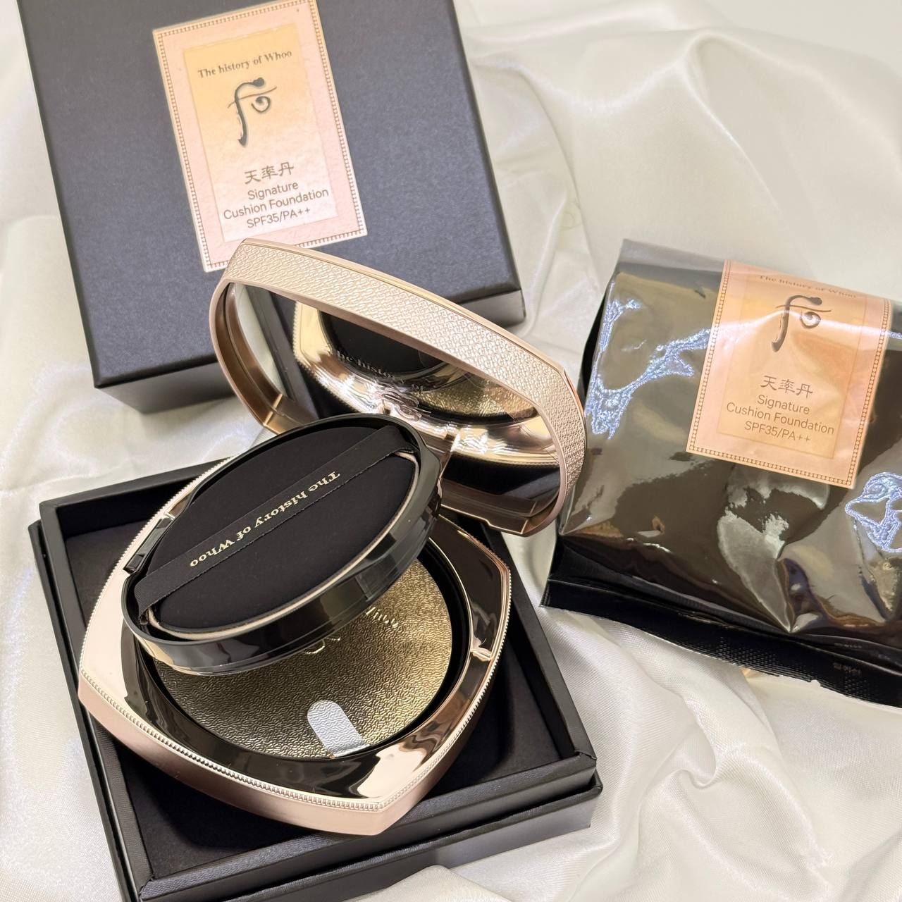 The History of Whoo Cheonyuldan Signature Cushion Foundation 23 тон (вес 310 гр)