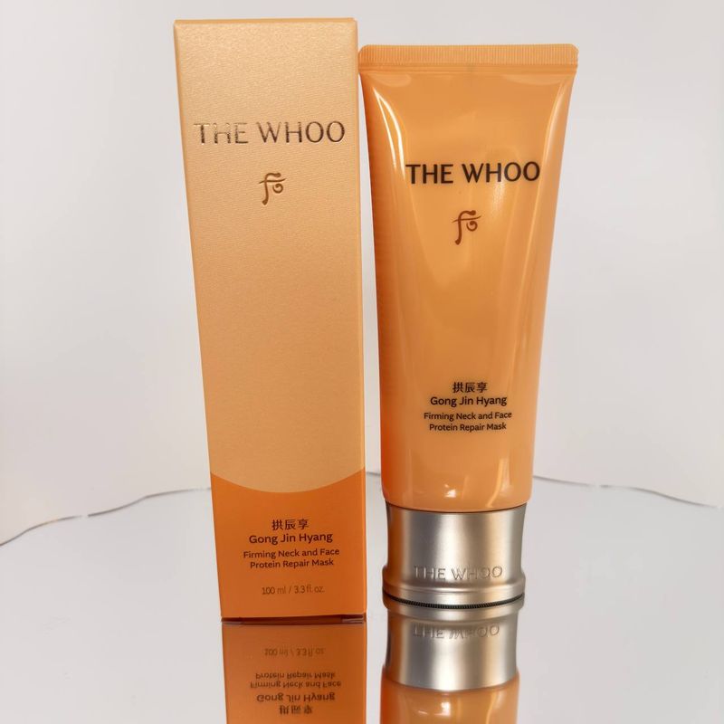 THE HISTORY of WHOO Gongjinhyang Firming Neck and Face Protein Repair Mask Special (140гр)