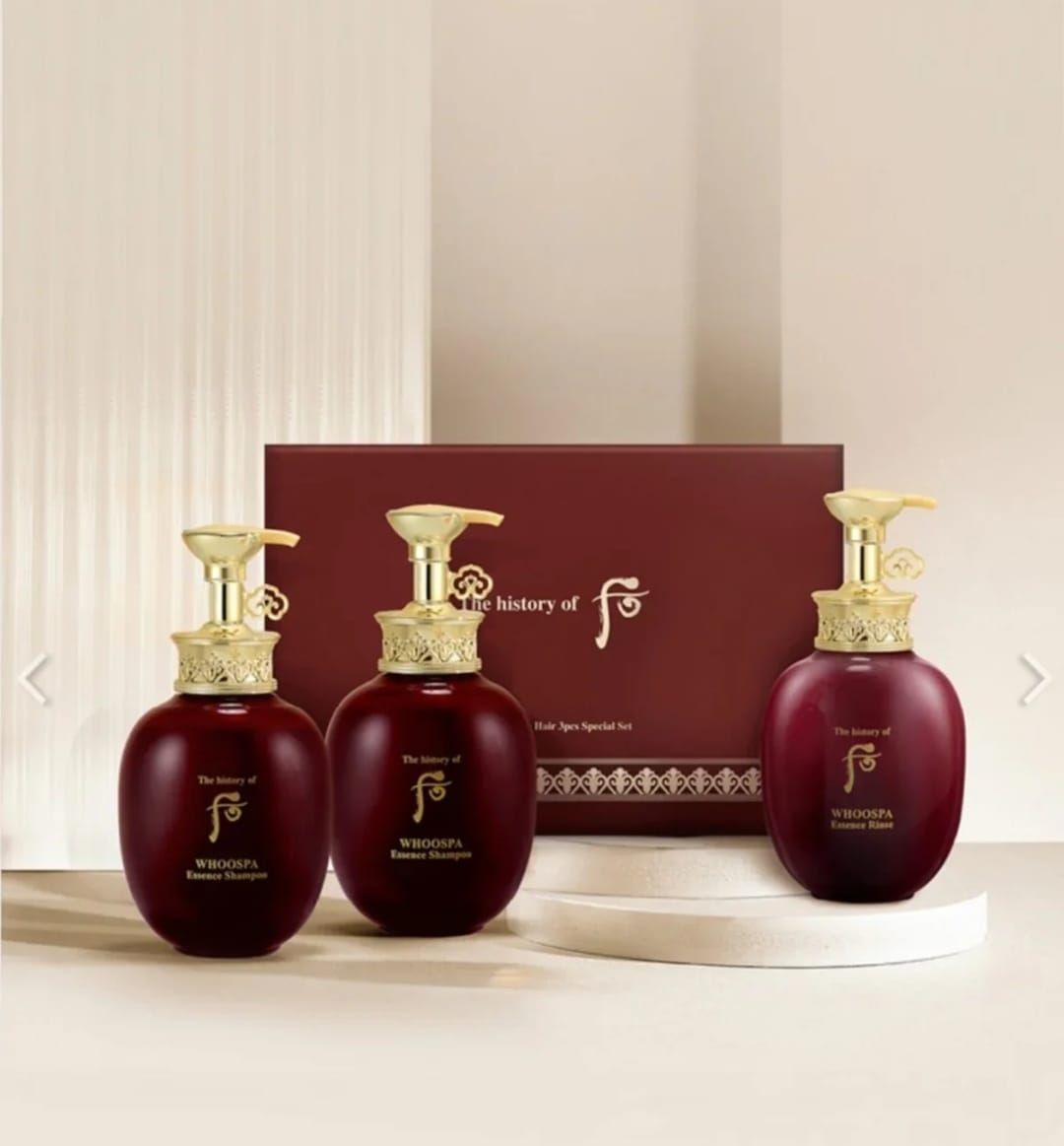 THE HISTORY OF WHOO WHOOSPA Hair 3pcs Special Set (вес 1640 гр)