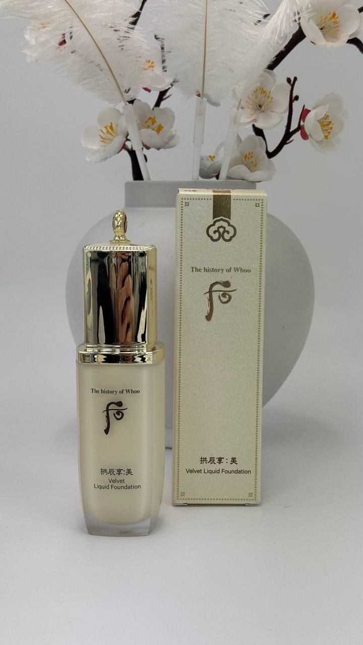 THE HISTORY OF WHOO Mi Velvet Liquid Foundation SPF30/PA++ (вес 160 гр)