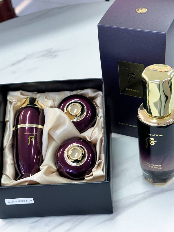 The history of Whoo Hwanyu Imperial Youth First Serum Special Set (вес 790 гр)