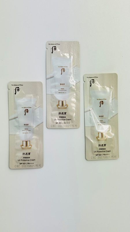 The History of Whoo Fresh UV Protective SPF Cream 1ml×120 шт