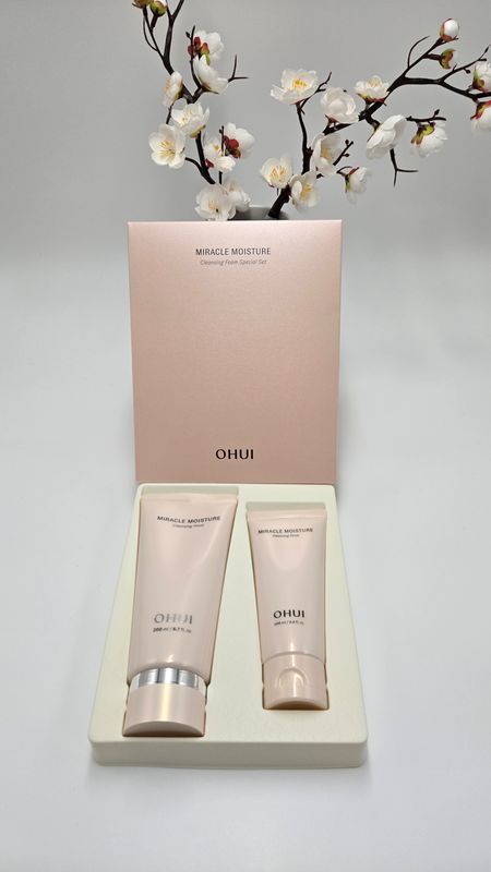 O HUI Miracle Moisture Cleansing foam Special Set 200+100 мл (вес 460 гр)