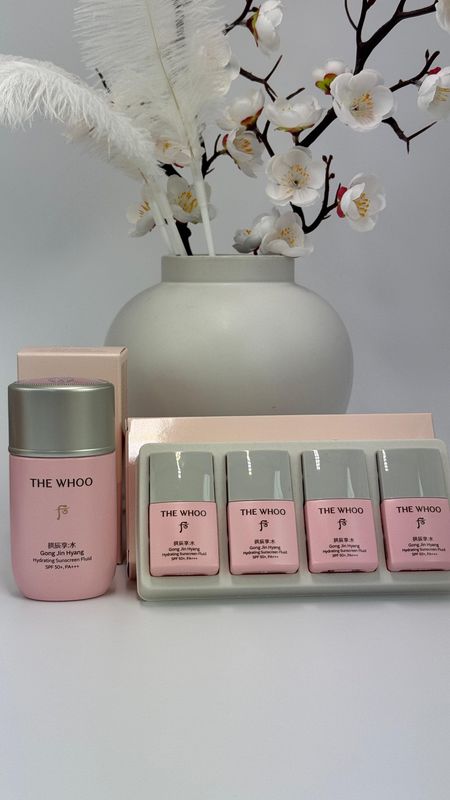 The history of Whoo Gongjinhyang Hydrating Sunscreen Fluid Special Set (вес 310 гр)
