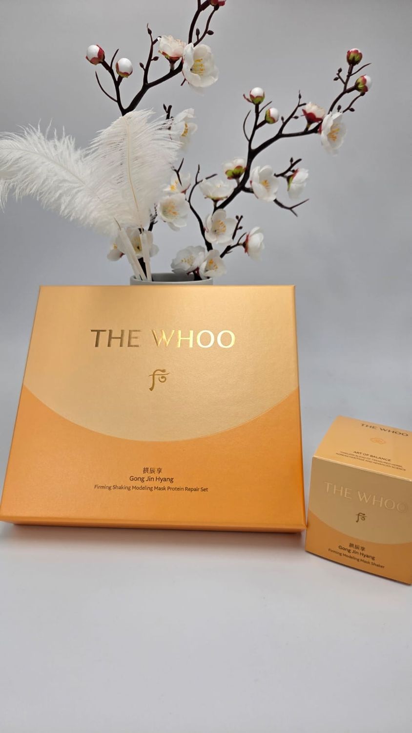 The WHOO Gong Jin Hyang Firming Shaking Modeling Mask Protein Repair Set (830 гр)