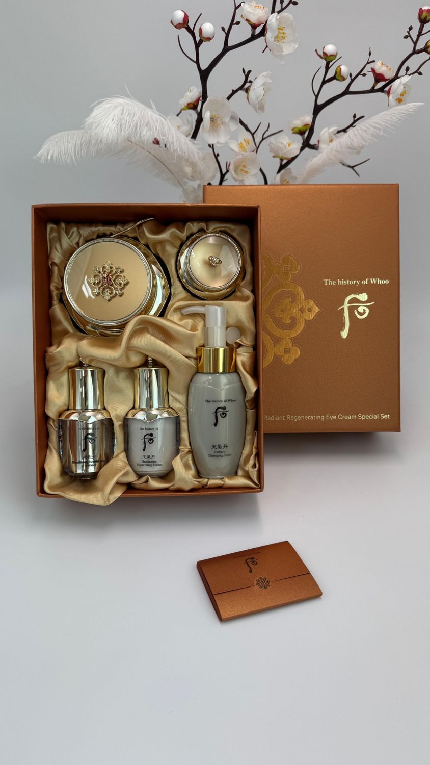 The history of Whoo Cheongidan Radiant Regenerating Eye Cream Special Set (780 гр)