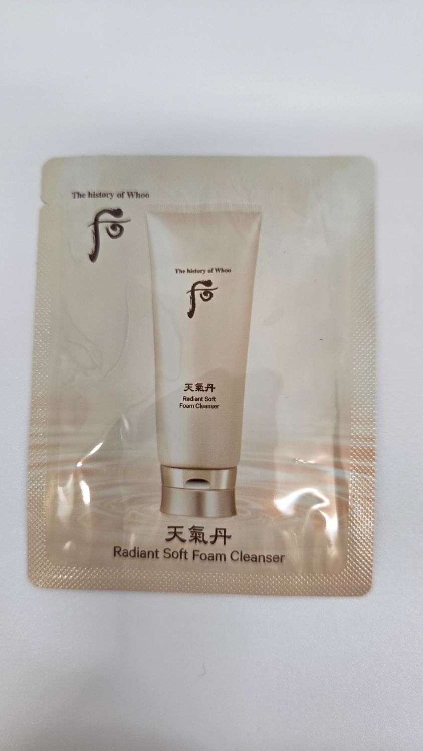 The History of Whoo Cheongidan Radiant Soft Foam Cleanser 2мл*120шт