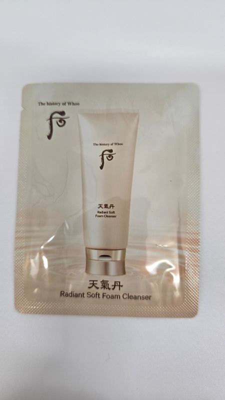 The History of Whoo Cheongidan Radiant Soft Foam Cleanser 2мл*120шт