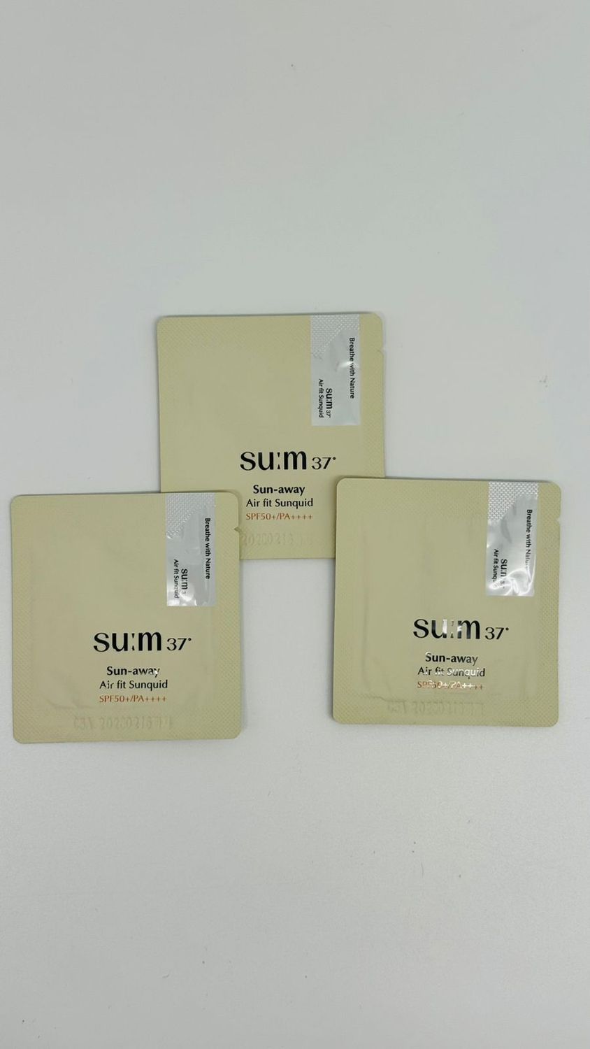 su:m37 Sun-away Air Fit Sunquid SPF 50+ / PA++++  60шт*1мл