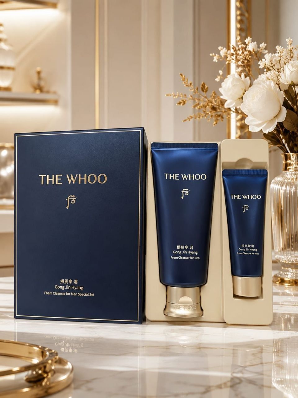 The History of Whoo Gongjinhyang Foam Cleanser for Men Special Set (вес 340гр)