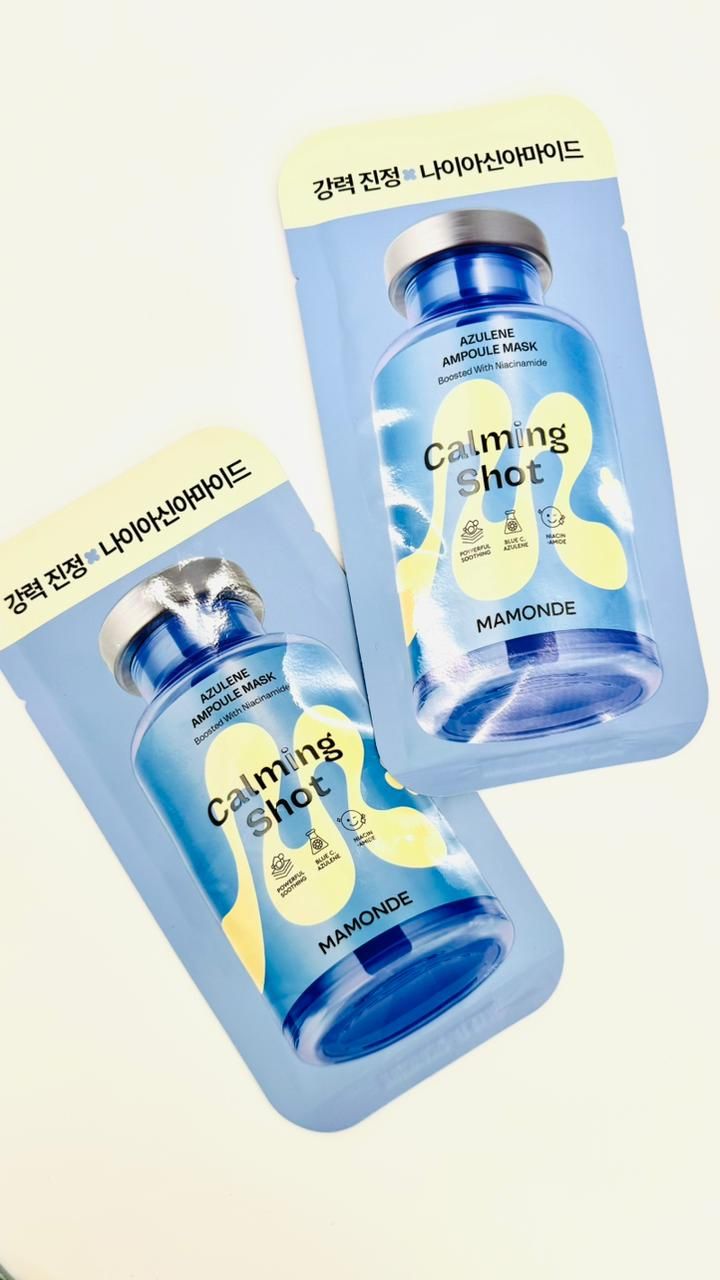 MAMONDE Calming Shot Azulene Ampoule Mask