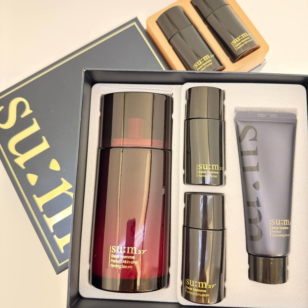 SU:M37 Dear Homme Perfect All-in-one Firming Serum 110 мл Special Set КРАСНЫЙ (890 гр)