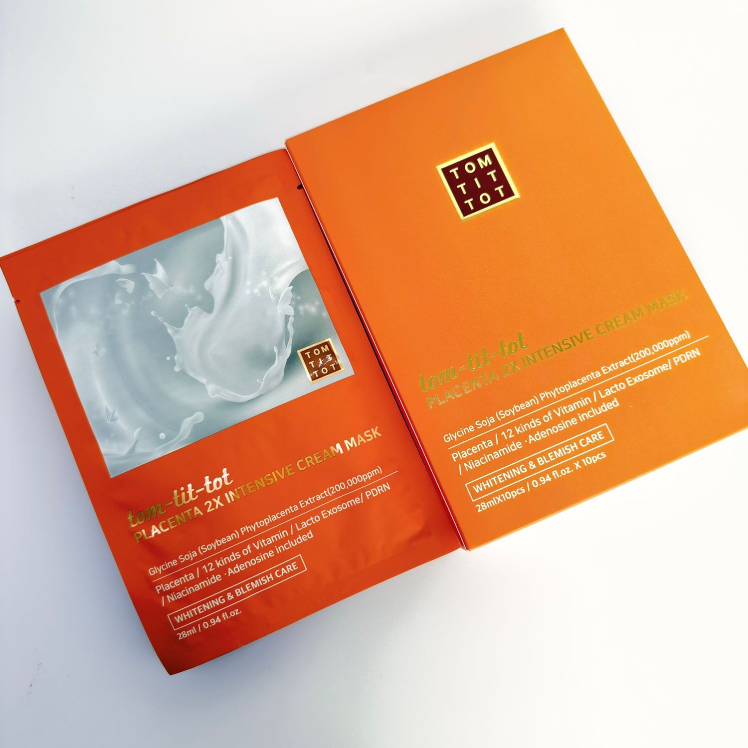 TOM-TIT-TOT (TTT) PLACENTA 2X INTENSIVE CREAM MASK (410 гр)