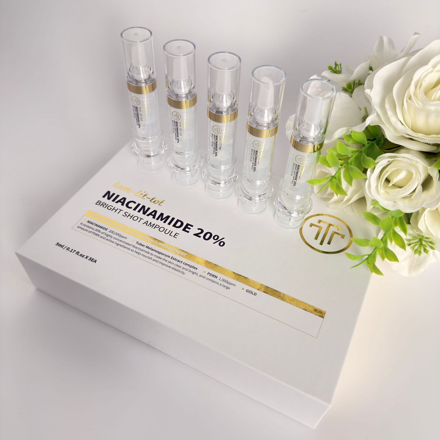 TOM-TIT-TOT (TTT) NIACINAMIDE 20% BRIGHT SHOT AMPOULE (350 гр)