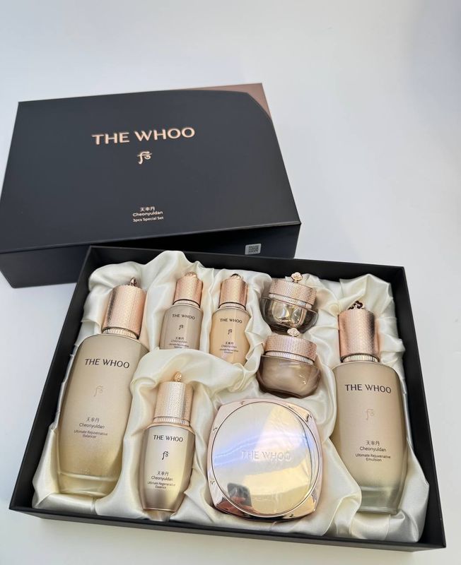 The History of Whoo Cheonyuldan 3pcs Set с кушоном (вес 1450 гр)