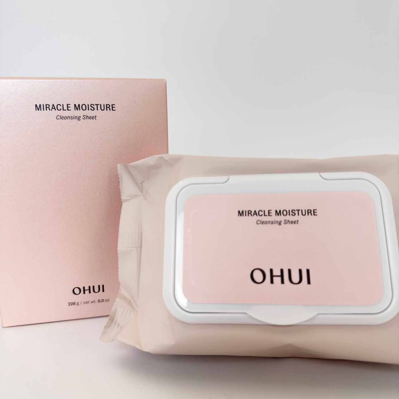 O HUI MIRACLE MOISTURE cleansing sheet 60 шт (вес 430 гр)