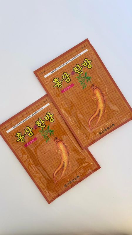 Травяной пластырь с красным женьшенем 50гр