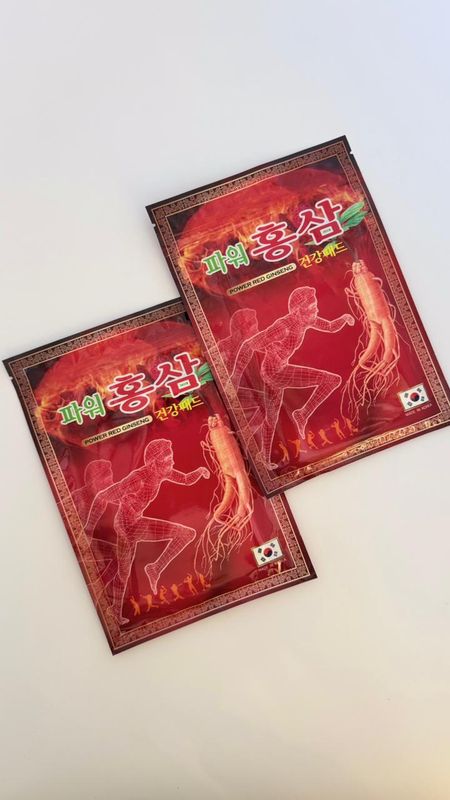 Оздоровительный пластырь с красным женьшенем 45гр