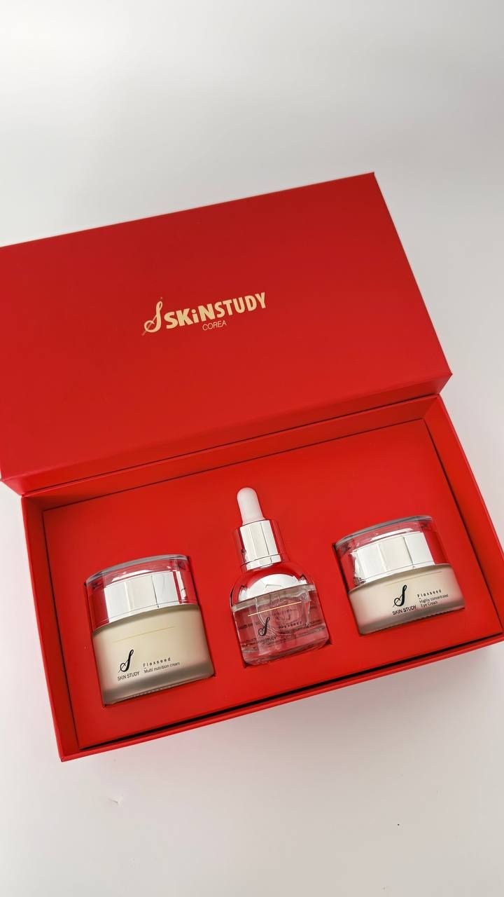 SKIN&amp;STUDY Flaxseed 25 Basic 3-Step Set (576гр)