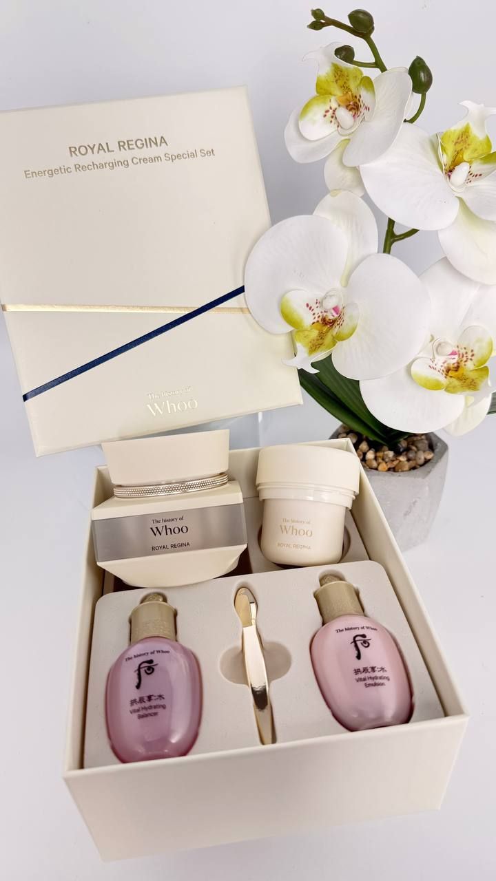 The history of Whoo Royal Regina Energetic Recharging Cream Speial Set 510гр