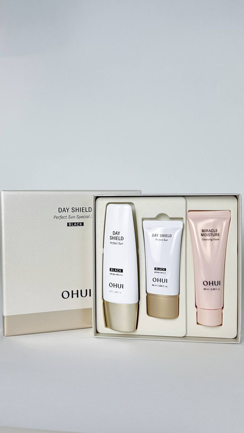 OHUI DAY SHIELD Perfect Sun Black Special Set SPF 50+ / PA++++290гр