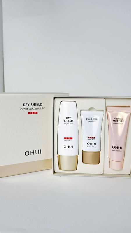 OHUI DAY SHIELD Perfect Sun Red Special Set SPF 50+ / PA++++295гр