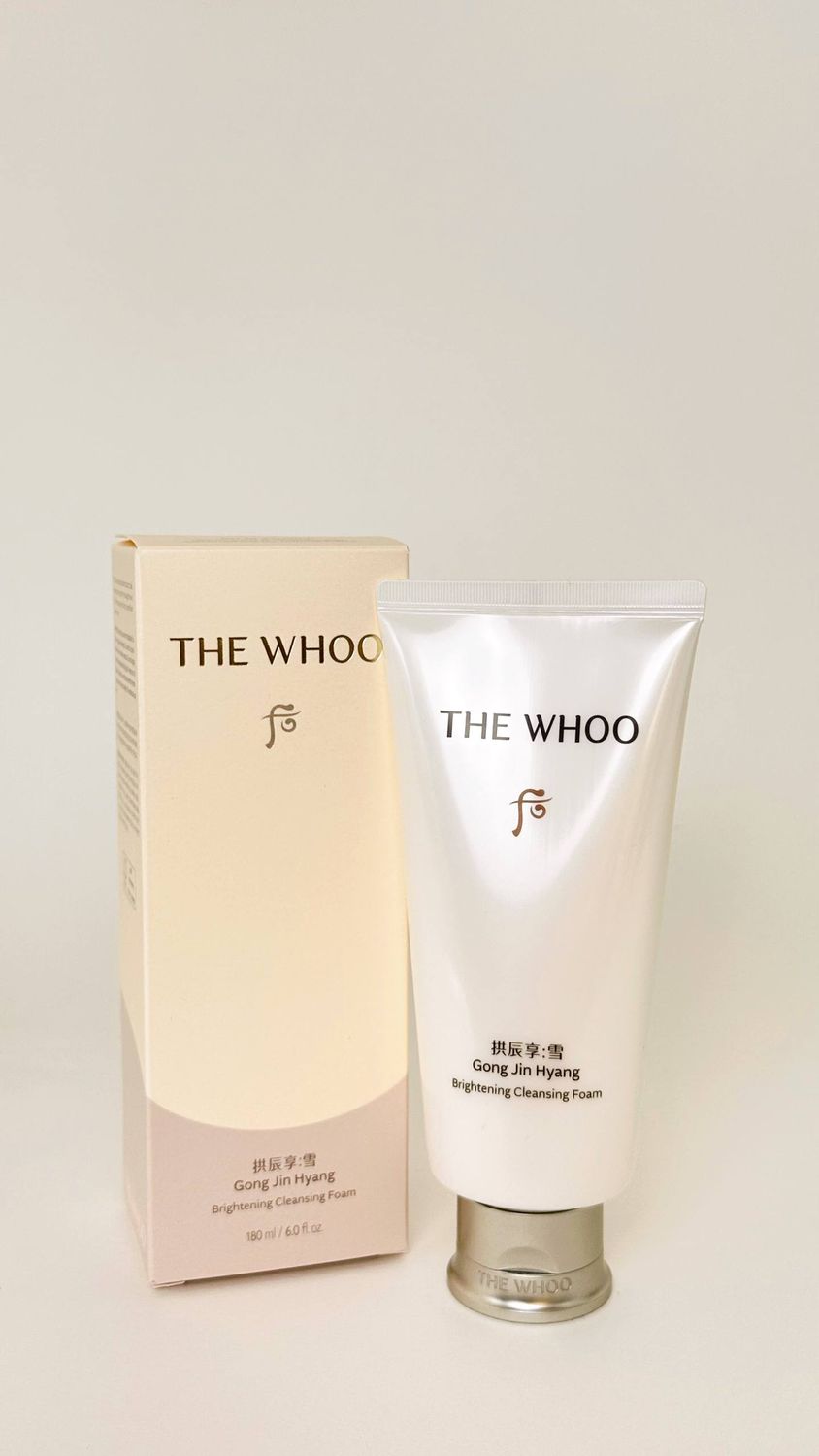 The WHOO Gong Jin Hyang Brightening Cleansing Foam 180 ml (250 гр)