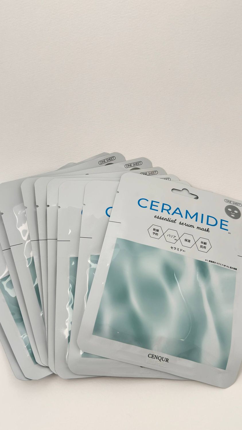 CERAMIDE essential serum mask 10шт 275гр