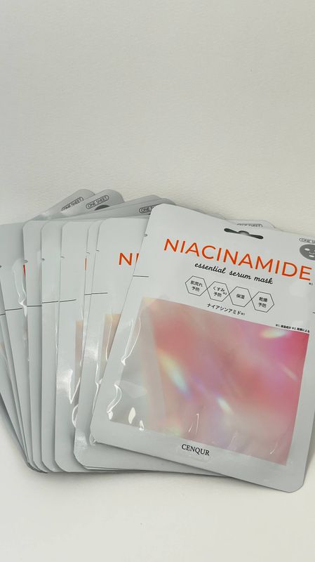 NICINAMIDE essential serum mask 10шт 275гр