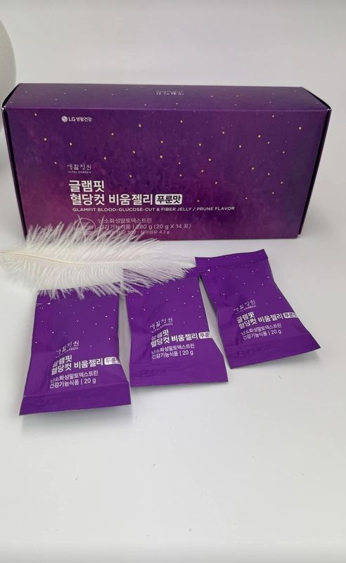 GLAMFIT Blood-Glucose-Cut &amp; Fiber Jelly / Prune Flavor