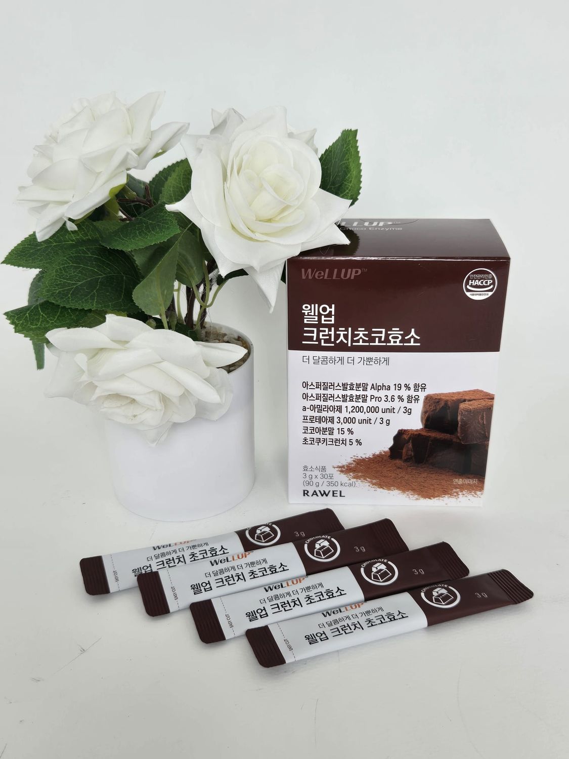 RAWEL Well Up Crunchy Choco Enzyme 135гр