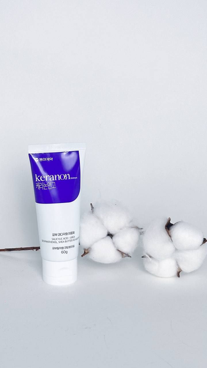 Keranon Ointment (60 г) лечебный бальзам при сухости, гиперкератозе, экземе и псориазе 90гр