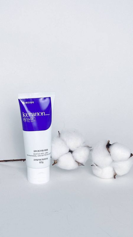 Keranon Ointment (60 г) лечебный бальзам при сухости, гиперкератозе, экземе и псориазе 90гр