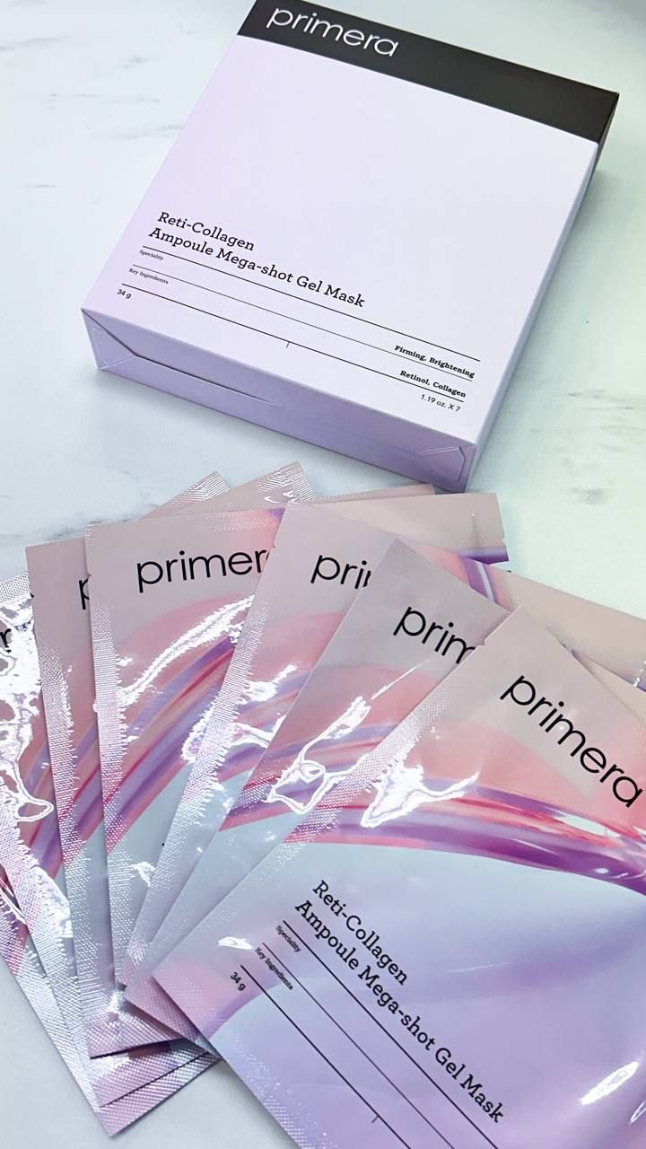 primera Reti-Collagen Ampoule Mega-shot Gel Mask (7 шт) 370гр