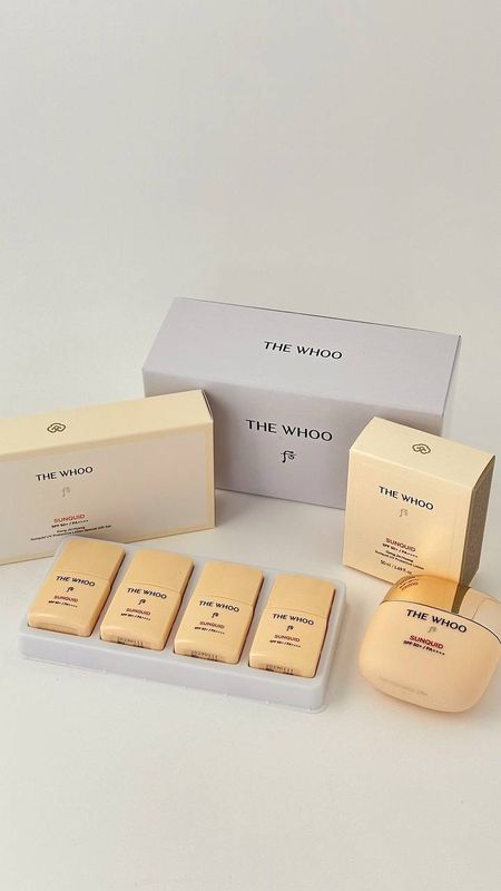 THE WHOO GONG Jin Hyang Sunquid UV Protective Lotion Special Set SPF50+/PA++++ 265гр