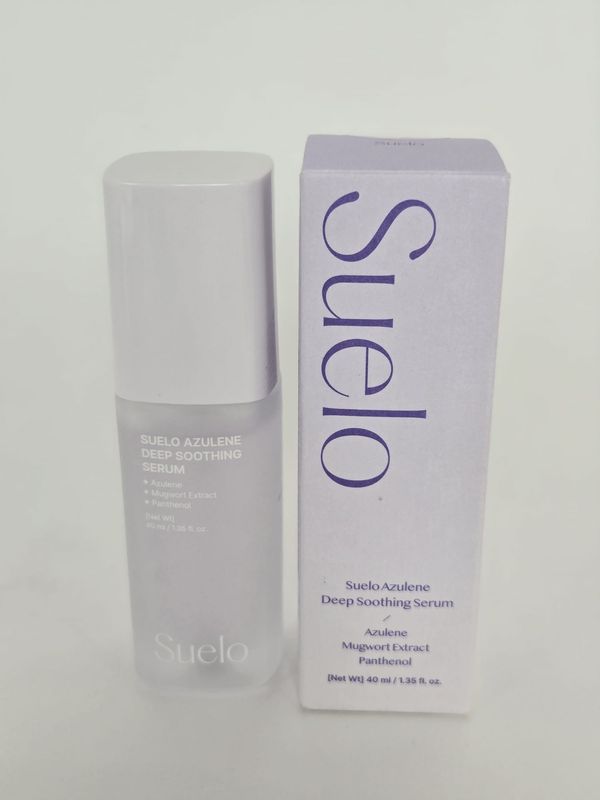 Suelo Azulene Deep Soothing Serum  Azulene Mugwort Extract Panthenol 40мл 155гр