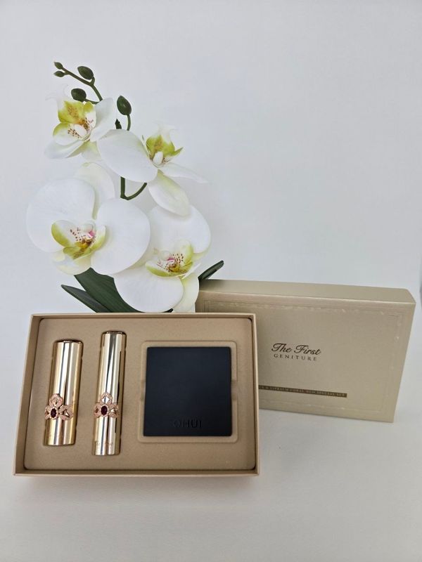 O HUI The First Geniture Lipstick &amp; Lip Balm Coral Duo Special Set 215гр