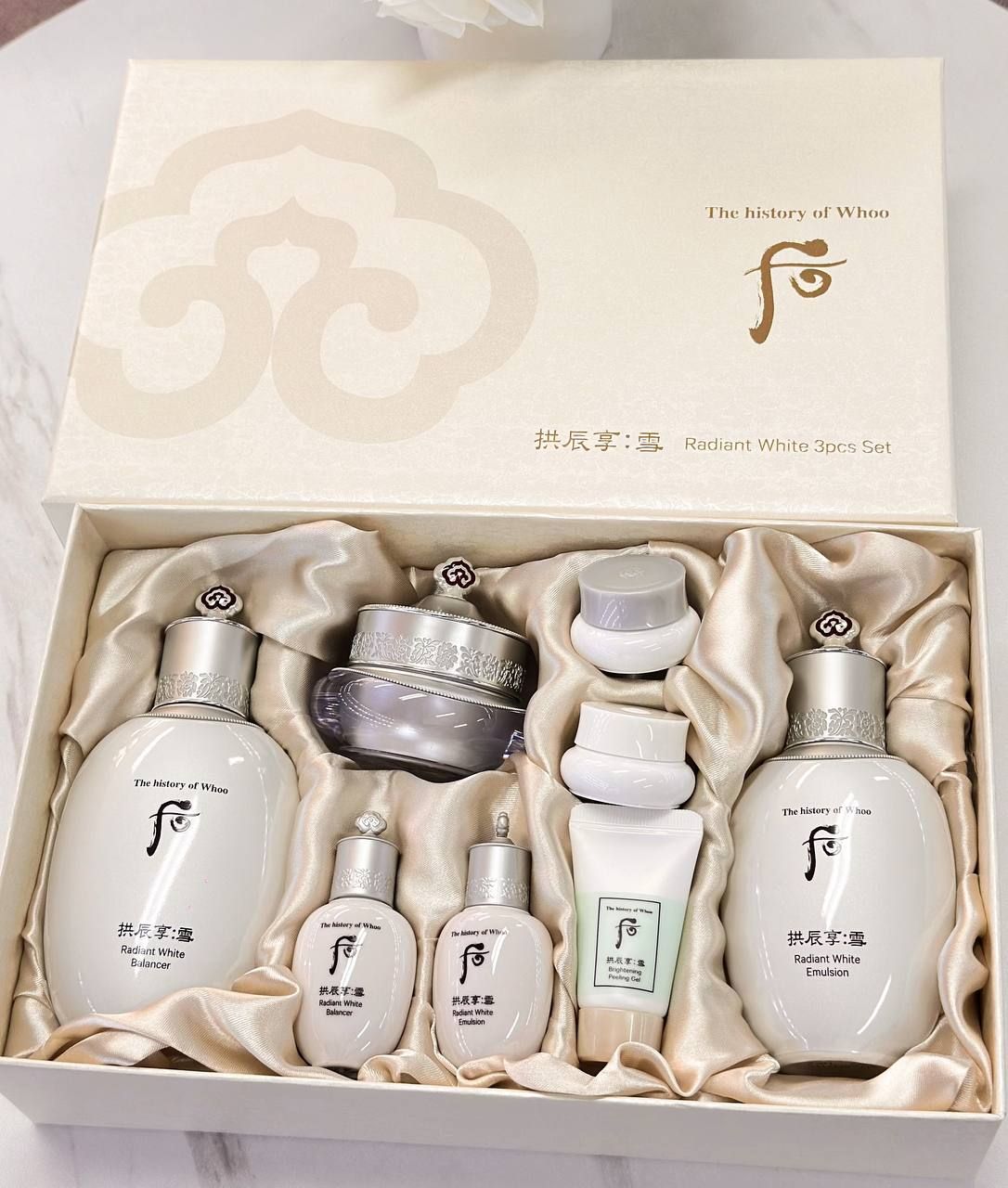 THE history of Whoo Gongjinhyang: Seol Radiant White 3pcs Set 1260гр