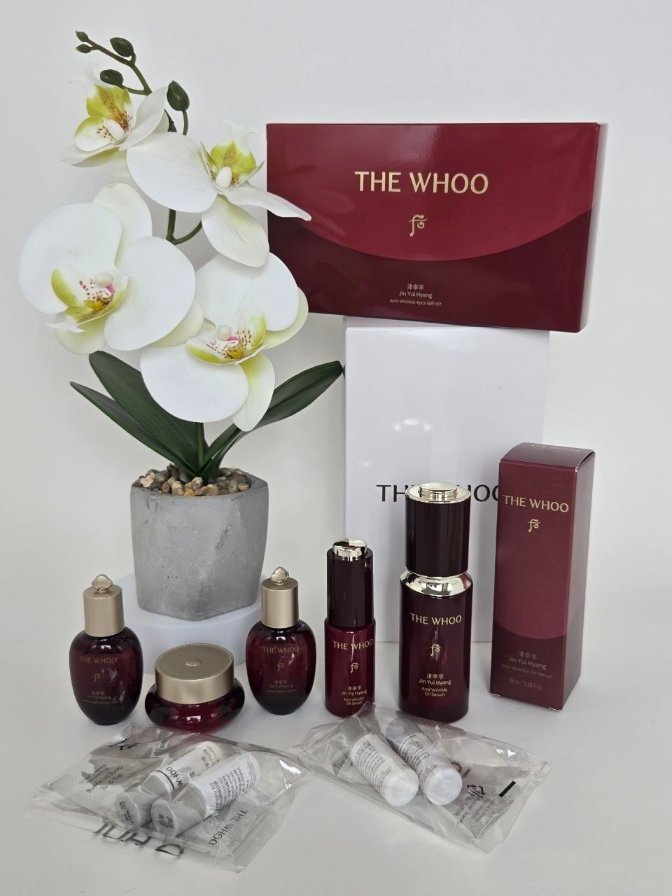 THE WHOO Jin Yul Hyang Anti Wrinkle Oil Serum Special Set 400гр