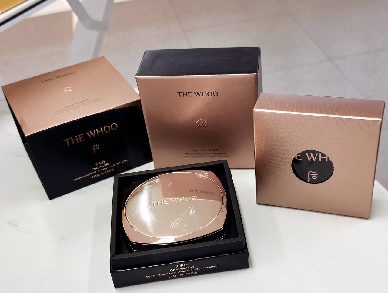 THE history of Whoo Cheonyuldan Signature Cushion Foundation №21 SPF35/PA++ 240гр