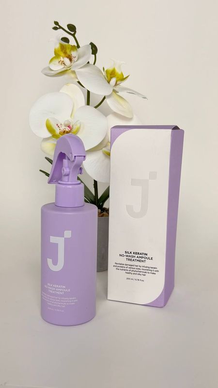 J SILK KERATIN NO-WASH AMPOULE TREATMENT 200ml 260гр