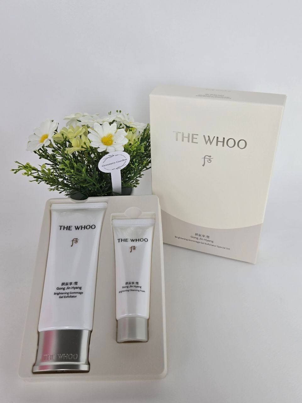 THE history of WhooGong Jin Hyang Brightening Gommage Gel Exfoliator Special Set 230гр