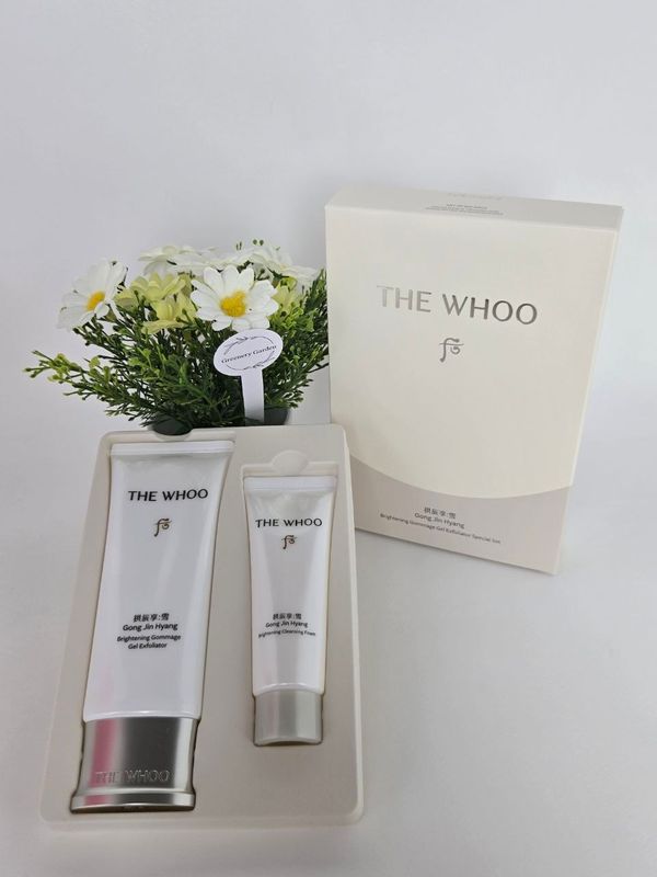THE history of WhooGong Jin Hyang Brightening Gommage Gel Exfoliator Special Set 230гр